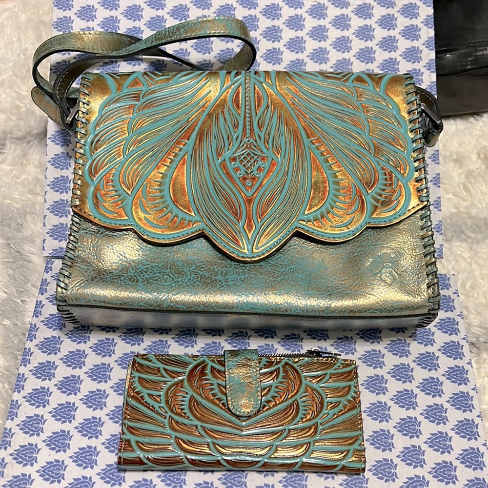 Patricia Nash Leather Sarola Crossbody